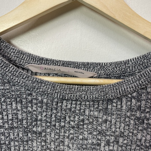 ATHLETA Heavy Heather Grey Long Sleeve Sweater Dress -S- #0027 - Picture 4 of 12